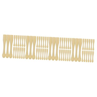 minkissy 60pcs Cosmetics Spoon Eye Spoon Beauty Scoop Facial Mask Facial Cosmetic Makeup Mask