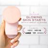 YOUTHLUX SoniGlow Silicone Facial Cleansing Brush  Electric Vibrating Skincare Scrubber Tool for Deep Pore Cleansing, Gentle Massage, Makeup Removal, Waterproof and Rechargeable (Pink) view 2