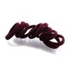 My Lello Girls Small Premium Ponytail Holder Seamless Hair Bands Maroon 100pcs view 1