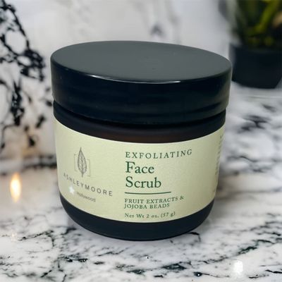 EXFOLIATING FACE SCRUB Brightening face & body scrub for smooth, moisturized skin