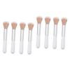 Mikinona 8pcs Fluffy Synthetic Hair Makeup Brush for Women Blush Loose Powder Application for Contouring Highlighting Blending Easy to Clean No Shedding view 1