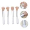 Mikinona 8pcs Fluffy Synthetic Hair Makeup Brush for Women Blush Loose Powder Application for Contouring Highlighting Blending Easy to Clean No Shedding view 4