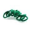 My Lello Girls Small Premium Ponytail Holder Seamless Hair Bands Emerald Green 100pcs view 1