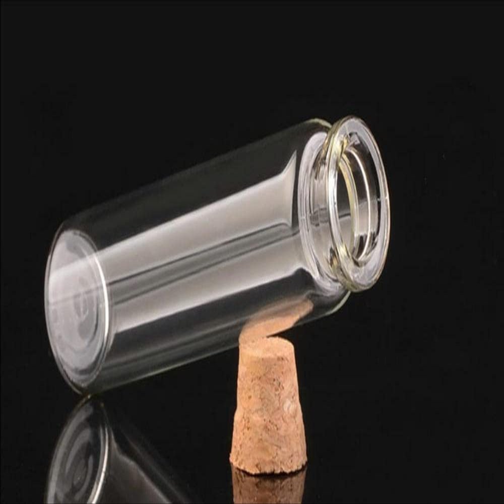 10Pcs/Set Bottles Glass Jars DIY Mini Wishing Glass Storage Bottles with Corks Tiny Empty Sample Jars Crafts (Size : 22x35x12.5mm 6ml)