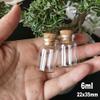 10Pcs/Set Bottles Glass Jars DIY Mini Wishing Glass Storage Bottles with Corks Tiny Empty Sample Jars Crafts (Size : 22x35x12.5mm 6ml) view 2