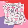 xo, Fetti Rodeo Birthday Party Temporary Tattoos - 46 silver Styles | Birthday Decorations, Giddy Up Cowgirl Accessory, Rodeo Western Theme Favor, Nashville Gift + Cow Print Supplies view 2