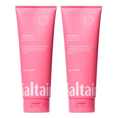 Saltair Body Lotion - 2 Pack Moisturizing Lotion For Dry Skin. Pink Beach Scented Hydrating Body Cream with Nourishing Moisturizer Formula. Skin Care for Women and Men. 2x 10oz Tubes