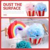 FRCOLOR 2pcs Ice Cream Shape Bathing Cute Cartoon Body Wash Loofahs Soft Mesh Exfoliating Shower Scrubber for Daily Use Smooth and Bath Sponges for Men and Women view 4