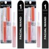 Kai About Face Sonic Beauty Wand with Bonus Eyebrow Shaper; Battery Operated Face Hair Remover; Face, Chin, & Lip Hair Remover, Face Hair Remover Tool for Women, Epilator for Men & Women (Pack of 2) view 1