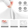 Lotifie uv protection gloves for gel nails lamp, Anti UV Light Glove for Manicures Nail Art (white gloves) view 3