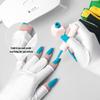 Lotifie uv protection gloves for gel nails lamp, Anti UV Light Glove for Manicures Nail Art (white gloves) view 4