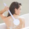 2 in 1 Back Cream Massager, Back Cream Aid, Cream Aid for Back Alone Cream Back Cream, Multifunctional Massage Back Brush Shower Brush(White) view 2