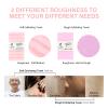 Yiclick Exfoliating Washcloth Towel - Exfoliating Body Scrubber, Loofah Wash Sponge - Korean & Japanse & African Washcloth - Soft + Rough Exfoliating Back Scrubber - for Senstive and Rough Skin view 2