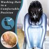Portable Shampoo Bowl for Home, Portable Hair Washing Station for Sink, Hair Washing Tray for Sink at Home (Silver) view 2