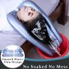 Portable Shampoo Bowl for Home, Portable Hair Washing Station for Sink, Hair Washing Tray for Sink at Home (Silver) view 3