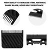 FX603B Black Black Graphite Fade Replacement Blades compatible with BaBylissPRO Barberology Replacement Clipper fade Blades FX870/FXF880/FX810/FX825/FX673N (FX603B Black) view 3