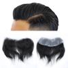 Invisible Mens Receding Hairline Wig Mens Hairline Toupee Human Hair Replacement System for Men V-Loop Skin PU Frontal Hairpiece Natural V-Shape (4cmX18cm, #17 Dark Ash Blonde) view 1