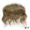 Invisible Mens Receding Hairline Wig Mens Hairline Toupee Human Hair Replacement System for Men V-Loop Skin PU Frontal Hairpiece Natural V-Shape (4cmX18cm, #17 Dark Ash Blonde) view 2