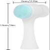 Chargenyang 2 in 1 Face Brush for Cleansing and Exfoliating Facial Cleaner Brush, Fashion Soft Double Sides Facial Deep Cleansing Brush Face Skin Care Clean Brush view 2
