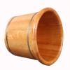 FEHUN Pedicure Foot Soak Tub Wooden Barrels Pedicure Basin High Foot Pub Barrel Foot Bath Bucket Feet Tub Wood Basin Wooden Sauna Bucket for Muscle Pain Fatigue Wood Foot Basin Spa Massage view 3