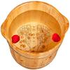 Pedicure Foot Soak Tub Foot Massagers Pedicure Basin Solid Wood Massaging Foot Bath Barrel Foot Barrel Bucket Feet Foot Tub Pedicure Basin Wood Foot Basin Solid Wood Footbath Wood Foot Basin Spa Massa view 1