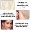 XINGXYUEL Face Pink Blush Highlighter Makeup Palette Shimmer Contour Waterproof Long-Lasting, Brightens Face Contour Illuminator Highlighters Blush Makeup Palette - 03 Fairy Powder view 4