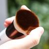 DUcare Foundation Brush with Christmas Sponges Puff Flat Top Kabuki Brush for Liquid Blending Mineral Powder Buffing Stippling view 3