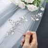 Foyte Wedding Hair Pins Bride Rhinestone Hair Pieces Crystal U-shaped Bridal Hair Accessories for Women (rhinestone) view 2