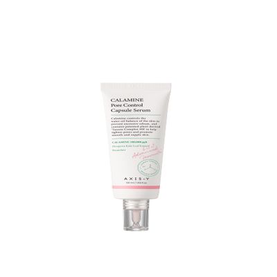 AXIS-Y CALAMINE Pore Control Capsule Serum | 50ml / 1.69 fl. Oz. | Pore Minimizer | Pore Skin Care | Pore Tightening Serum | KBeauty