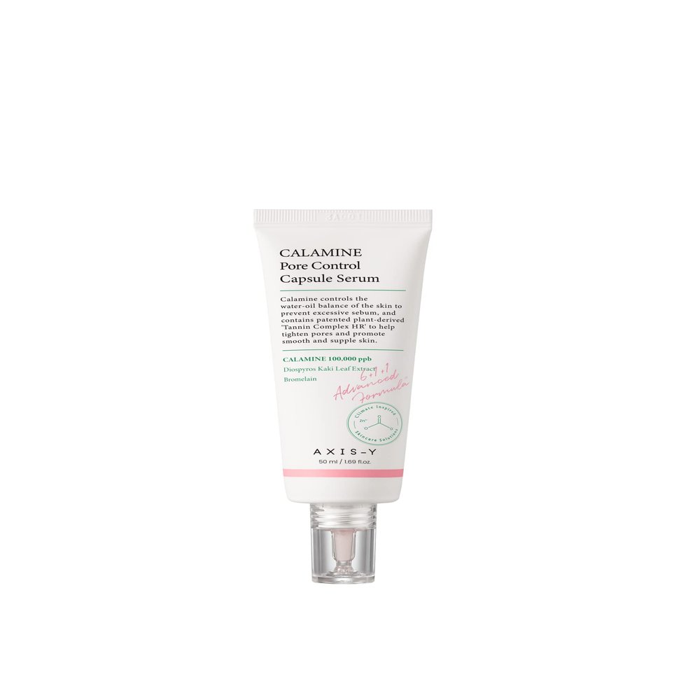 AXIS-Y CALAMINE Pore Control Capsule Serum | 50ml / 1.69 fl. Oz. | Pore Minimizer | Pore Skin Care | Pore Tightening Serum | KBeauty