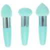 Beaupretty Beauty Pen Set - 3Pcs Mushroom Concealer Sponge Brush Set for Makeup Application Portable Compact Design for Travel Green view 1