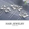 Foyte Wedding Hair Pins Bride Rhinestone Hair Pieces Crystal U-shaped Bridal Hair Accessories for women (crystal) view 3