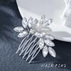 Foyte Wedding Hair Comb Crystal Bridal Headpieces Rhinestone Hair Pieces Bridesmaid Side Combs Hair Accessories for Women (silver) view 3