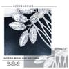 Foyte Wedding Hair Comb Crystal Bridal Headpieces Rhinestone Hair Pieces Bridesmaid Side Combs Hair Accessories for Women (silver) view 4