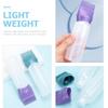 FRCOLOR 4pcs Hair Dry Cleaning Bottles with Comb Squeeze Applicator for Hair Dye Shampoo Conditioner in Gray Deep Deep Green view 4