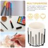 Beaupretty Iron Pencil Holder Makeup Brush Holder Desk Organizer Cosmetics Storage Office Supplies view 4