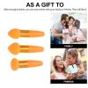 Beaupretty Foundation Sponge Brush Set with Handle 3 Pcs Mini Facial Cosmetic Puff Makeup Applicators for Smooth and Even Application view 2