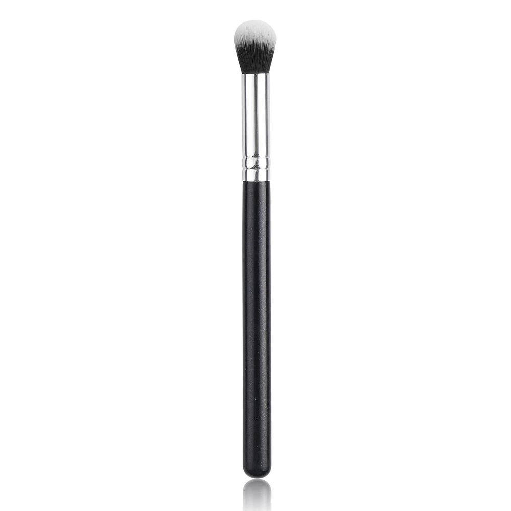 Angled Blush Brush with Black Wooden Handle Bonic wool fiber shadow makeup brush (E19)