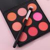 Angled Blush Brush with Black Wooden Handle Bonic wool fiber shadow makeup brush (E19) view 4