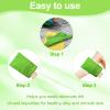 Tatuo 12 Pieces Korean Exfoliating Mitt Glove Italy Towel Body Skin Scrubber Exfoliating Scrubber for Remove Dead Skin Washcloth Korean(Large,Yellow, Green, Blue, Pink) view 4