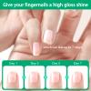 CGBE Nail Buffer Block and Shine Kit, 50 Count Mini Nail Buffer for Polishing Smooth and Shiny Natural Nails Fingernail Mini Buffer Nail File Smoother Buffer Block 1000/4000 Grit - Green view 4