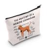 LEVLO Funny Redbone Coonhound Lovers Gifts The Anatomy of A Redbone Coonhound Clever Minds Cosmetic Bags Veterinary Mom Travel Toiletry Bags(Redbone Coonhound) view 1