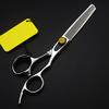 Hair Cutting Scissors, 6 Inch Professional Japan 9cr13 Shears Thinning Barber Cut Hair Scissors Makeup Hairdressing Scissors ( Color : Set ) view 2