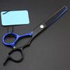 Hair Cutting Scissors, 6 Inch Professional Japan 440c Blue Hair Scissors Cutting Barber Hair Salon Scisors Thinning Shears Hairdressing Scissors Set view 3