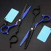 Hair Cutting Scissors, 6 Inch Professional Japan 440c Blue Hair Scissors Cutting Barber Hair Salon Scisors Thinning Shears Hairdressing Scissors Set view 4