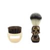 Zenzod  SKULL themed STRAIGHT RAZOR KIT 6 piece Mens shaving set- Barber style for closest Shave possible with a straight edge razor - Perfect straight razor kit for beginners view 2