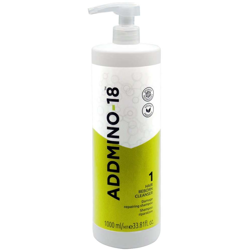 ADDMINO 18 Clarifying Shampoo for All Hair Types, Unscented, Paraben & Sulphates Free, Women's Hair Care - 1000ml/33.81 Fl Oz