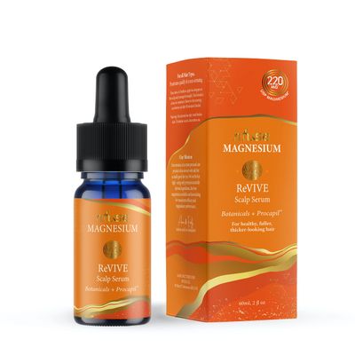 Hair Growth Serum, REVIVE Magnesium Scalp Serum for Thicker, Healthy-Looking Hair with Peptides and Botanicals l Strengthens Hair Follicle for Shiner Fuller Hair