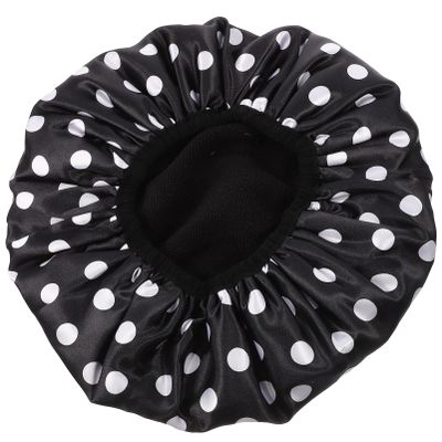 Healeved Three Decorative Shower Cap Hair Cap for Women Lightweight Comfortable Bathing Hat for All Hair Lengths Portable Reusable Design for Travel and Home Use