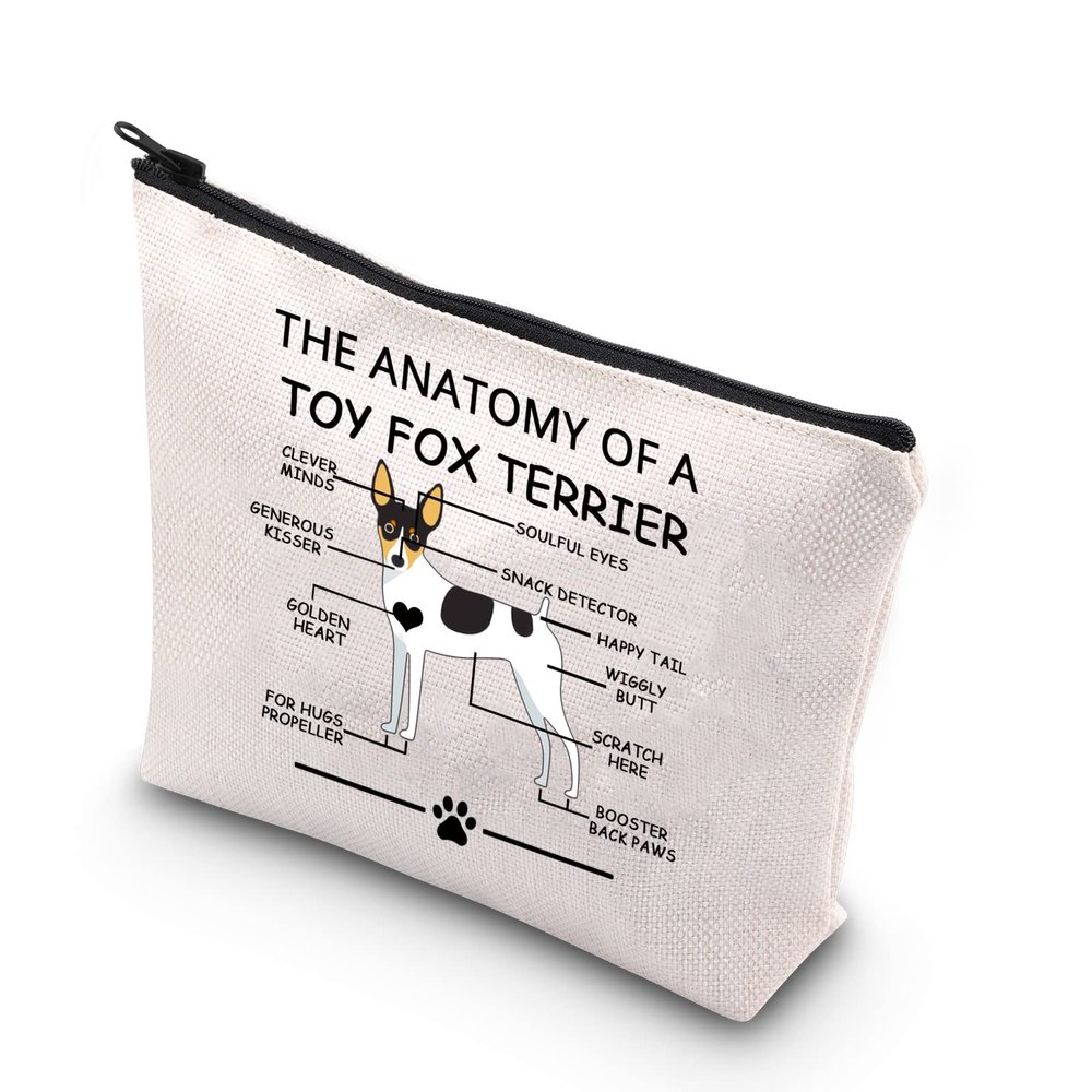 VAMSII Toy Fox Terrier Dog The Anatomy Of A Toy Fox Terrier Animal Lovers Dog Anatomy DogFox